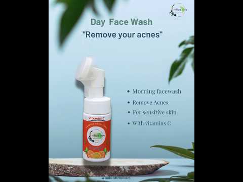 vitamin c face wash. no parben no sulphate.