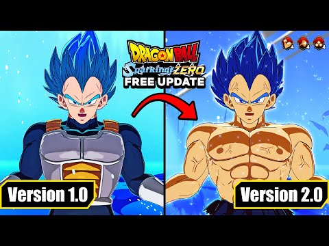 DRAGON BALL: Sparking! ZERO (Version 2.0) – New SSGSS Vegeta Free Update & Buffs!