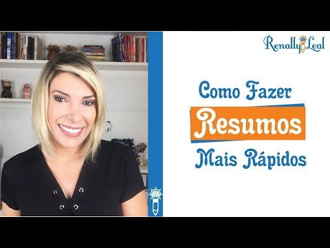 Como Fazer Resumos Mais Rápidos