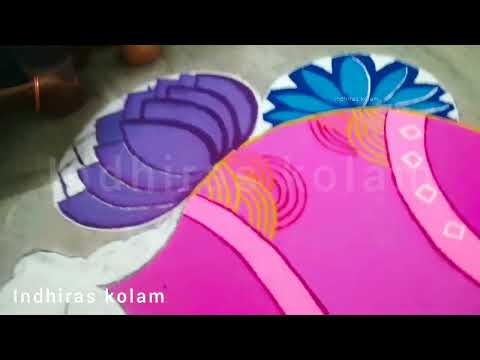 பொங்கல் பானை கோலம் | புதுவிதமான பொங்கல் பானை கோலம் | rangoli design 2024 | January rangoli | kolam