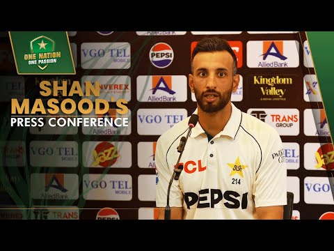 Pakistan Captain Shan Masood's Pre Match Press Conference | Pakistan vs West Indies | 1st Test | PCB