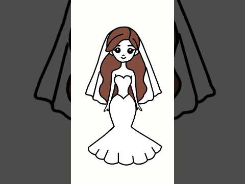 Learn to Draw a Lovely Bride With This Easy Tutorial 👰🎨