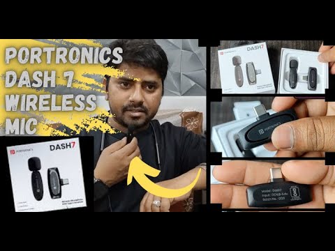 Portronics DASH 7 - Wireless Mic for Creator | 700 RS | Review 2024 | 100% Wireless Mic #portronics