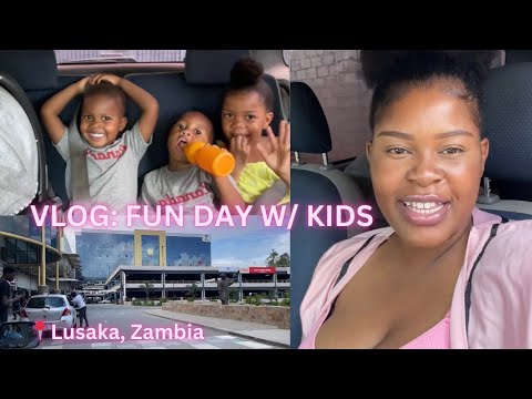 VLOG: FUN DAY  OUT w/ THE KIDS! *Longacres Mall* | Lusaka,Zambia