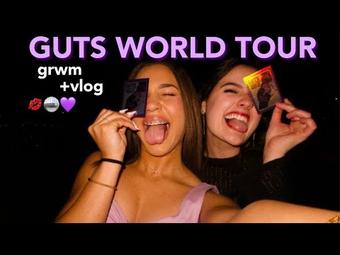 GUTS WORLD TOUR GRWM & VLOG 🪩💜