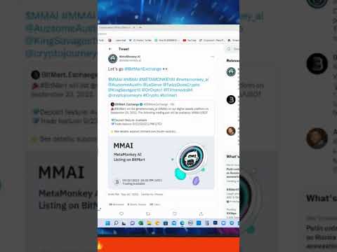 #METAMONKEYAI LISTED ON THIRD EXCHANGE! #MMAI #CRYPTO #EXCHANGE