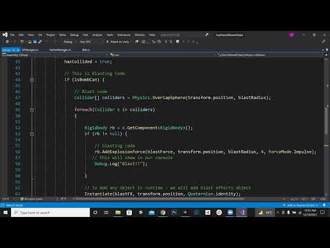 Lecture 08 Can knock Down Clone | Unity Game Development Course