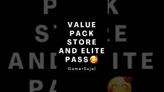 Value Pack Store And November Elite Pass🥰#shorts #freefireshorts #valuepackelitepass