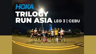 RUNNING MOM ERA | HOKA Trilogy Run Asia Leg 3  Cebu | I nailed my first 32KM race in the RAIN!