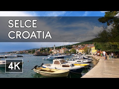 Walking Tour: Selce, Croatia - 4K UHD Virtual Travel