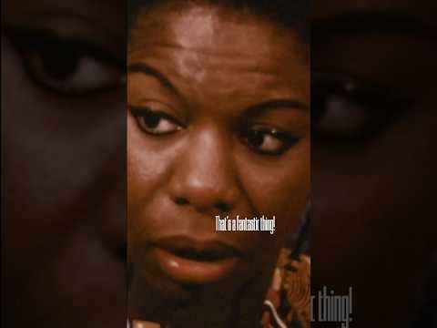 “It’s like being in touch with a hundred or two hundred human beings at one time…” - #ninasimone