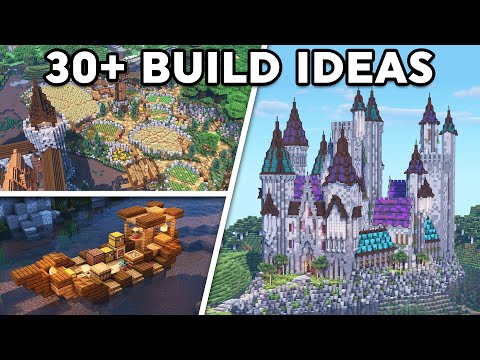 30+ BUILD IDEAS for Survival Minecraft 1.19