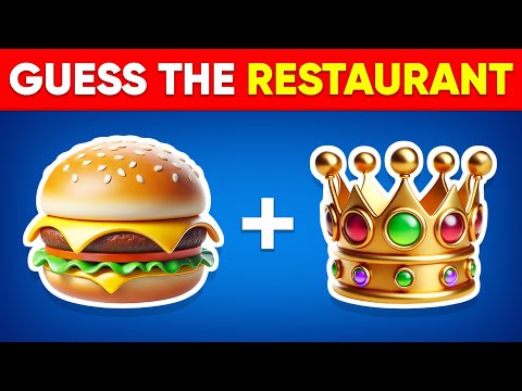 Guess The Fast Food Restaurant and Food By Emoji? | Emoji Quiz