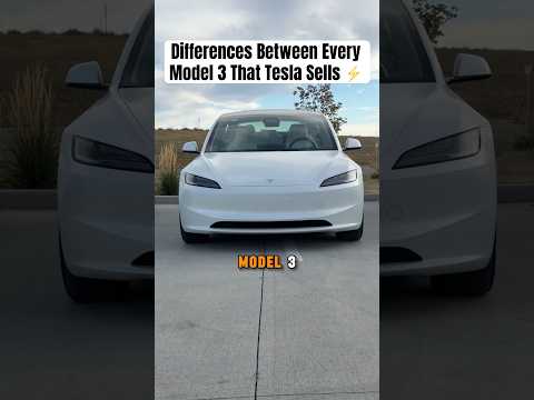 What’s The Difference Between Every Model 3 That Tesla Sells? 🤔💵