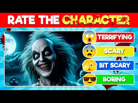 How SCARY Are These Movie Characters? Tier List Challenge 🧟‍♂️🫣😱