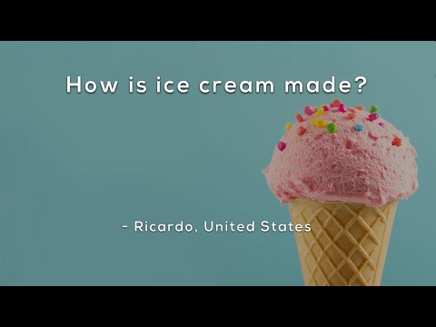 How is ice cream made?