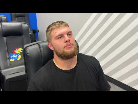 Kansas DE Dylan Wudke shares what he sees from West Virginia