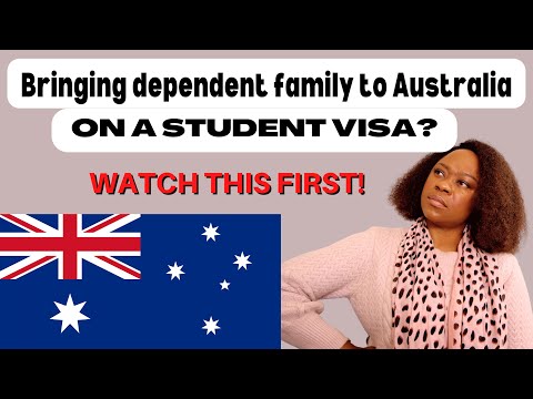 Before you bring DEPENDENT FAMILY TO AUSTRALIA ON your STUDENT VISA, Consider these!