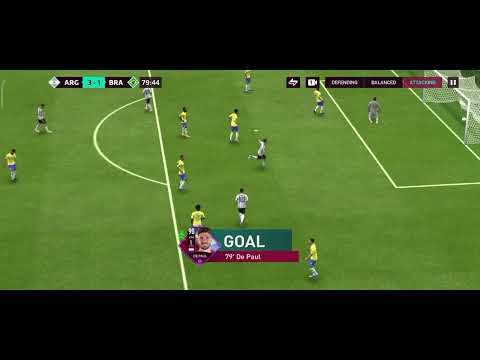 Argentina Vs Brazil Final - FIFA MOBILE 2023 || Fifa World Cup Final Match || #fifamobile || FIFA