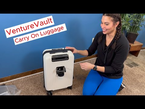 Venture Vault Carry On Luggage, unique and cool ways to pack!! #suitcases #luggage #carryonluggage