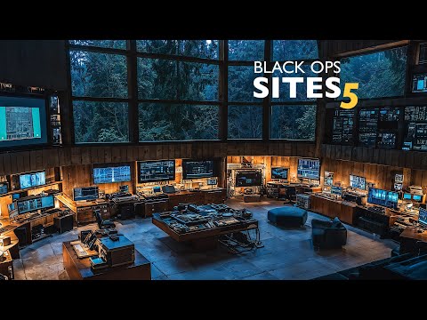 BLACK OPS Sites 5 [ALONE] Dark Ambient Focus Music 4K