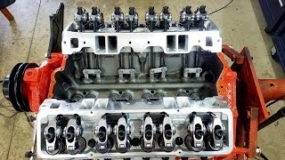 Engine Building Part 11 - Installing Pushrods, Rocker Arms, Setting Lash, Priming the Oil Pump