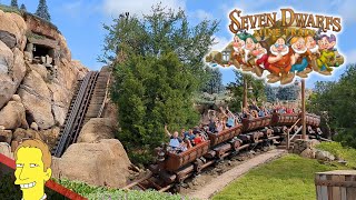 Seven Dwarves Mine Train at the Magic Kingdom - Full Ride 4K | Walt Disney World 2024