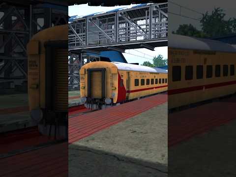 Train Simulator । ICF Utkrisht Coupling LHB Red Coach Train Game #shorts #trainsimulator #traingame