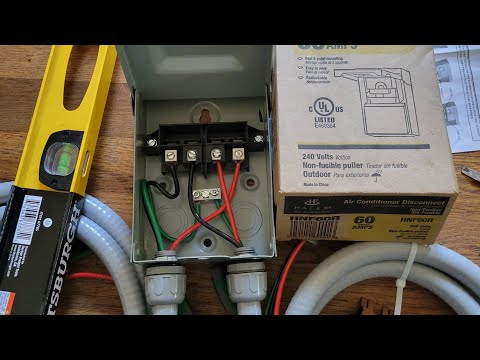 60 Amp Non-Fusible Metallic AC Disconnect