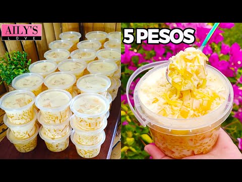 TRENDING DINUDUMOG MABENTA PATOK NA PANGNEGOSYO - MANGO JELLY SALAD DESSERT | MANGO JELLY SAGO SALAD