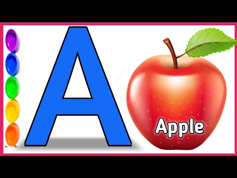 A for apple |अ से अनार | abcd | phonics song | a for apple b for ball c for cat । 1 to 100 counting