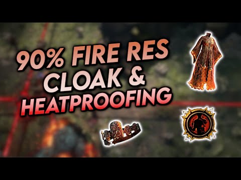 (Outdated, see pinned comment) Cloak, Heatproofing & Max Fire Res Stacking | Path of Exile 2