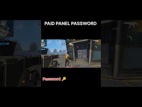 FREEFIRE PAID PANEL PASSWORD 🔑 #shorts