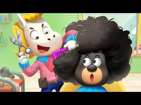 Dobie Got a New Haircut | Good Habits | Sheriff Labrador | Kids Cartoon | BabyBus TV