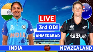 India Women vs New Zealand Women, 3rd ODI | INDW vs NZW Live Score & Commentary NZW Tour Of INDW