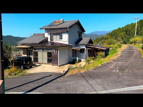 4K Walking Through Beautiful Japanese Countryside Village Gifu, Japan