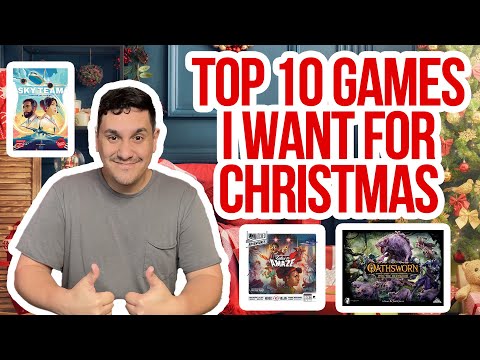 Top 10 Board Games I Want for Christmas | 2023 Christmas Wishlist