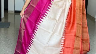 Tussar silk saree collection price 699 All over india free shipping 💥 8838204488