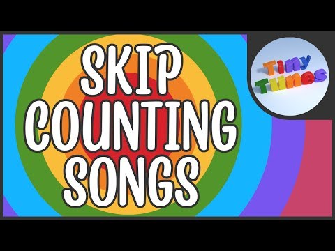 Skip Counting Songs For Kids | Counting By 2 3 4 5 6 7 8 9 10 11 and 12 | Tiny Tunes