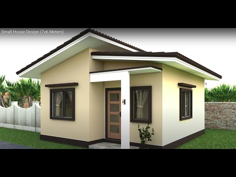 Review: 42SQM SMALL BUNGALOW 2 BEDROOM HOUSE in 3D by N DESIGN