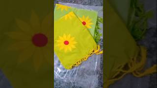 Pongal sarees unboxing video 💚💛#summer cotton#applegreen #lemonyellow