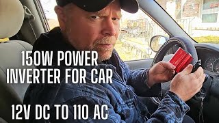 150W Car Power Inverter | 12V DC to 110V AC Converter