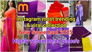 Meesho most viral saree/meesho saree haul/trending saree haul/meesho trending sarees/meesho haul