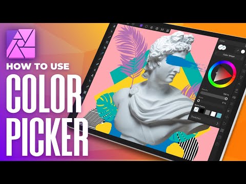 How To Use The Color Picker In Affinity Photo for iPad