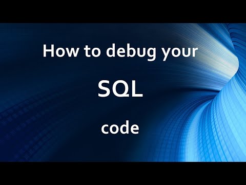 How to Debug your T-SQL code,