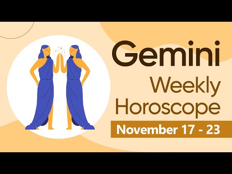 Gemini Weekly Horoscope: November 17 to 23, 2024