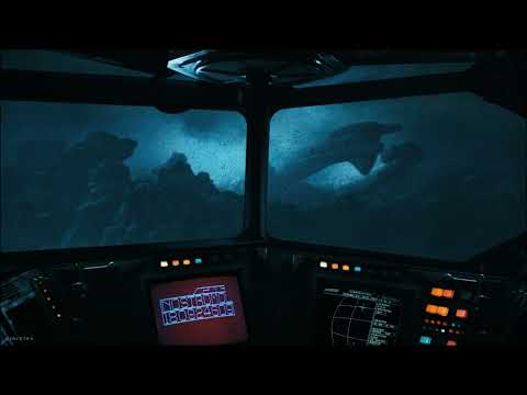 Alien LV426 Ambience: Nostromo's Window View with Rainstorm! (No Facehugger Version)🌌🛸