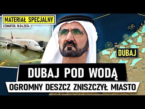 DUBAJ POD WODĄ - Dlaczego wielka woda zalała miasto? (#ŚwiatTeraz)