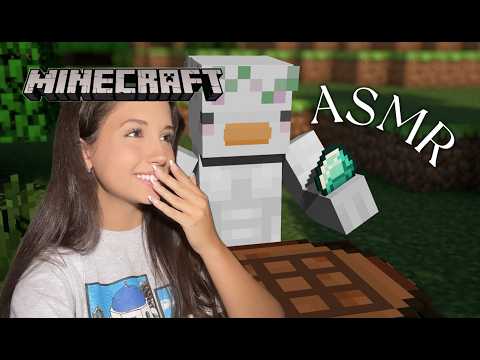 ASMR Soft Spoken Minecraft Let's Play (Part 2) - I found diamonds.