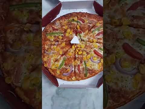 Corn veggie delight 🍕 pizza from Oven story😋